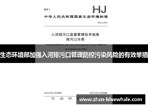 生态环境部加强入河排污口管理防控污染风险的有效举措